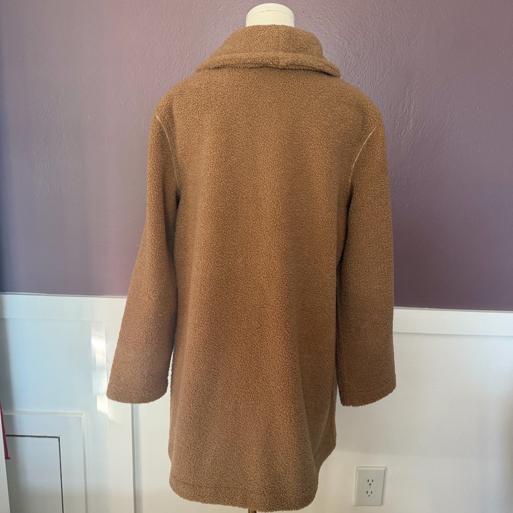 Reversable Susan Graver Teddy Coat - Picture 7 of 13